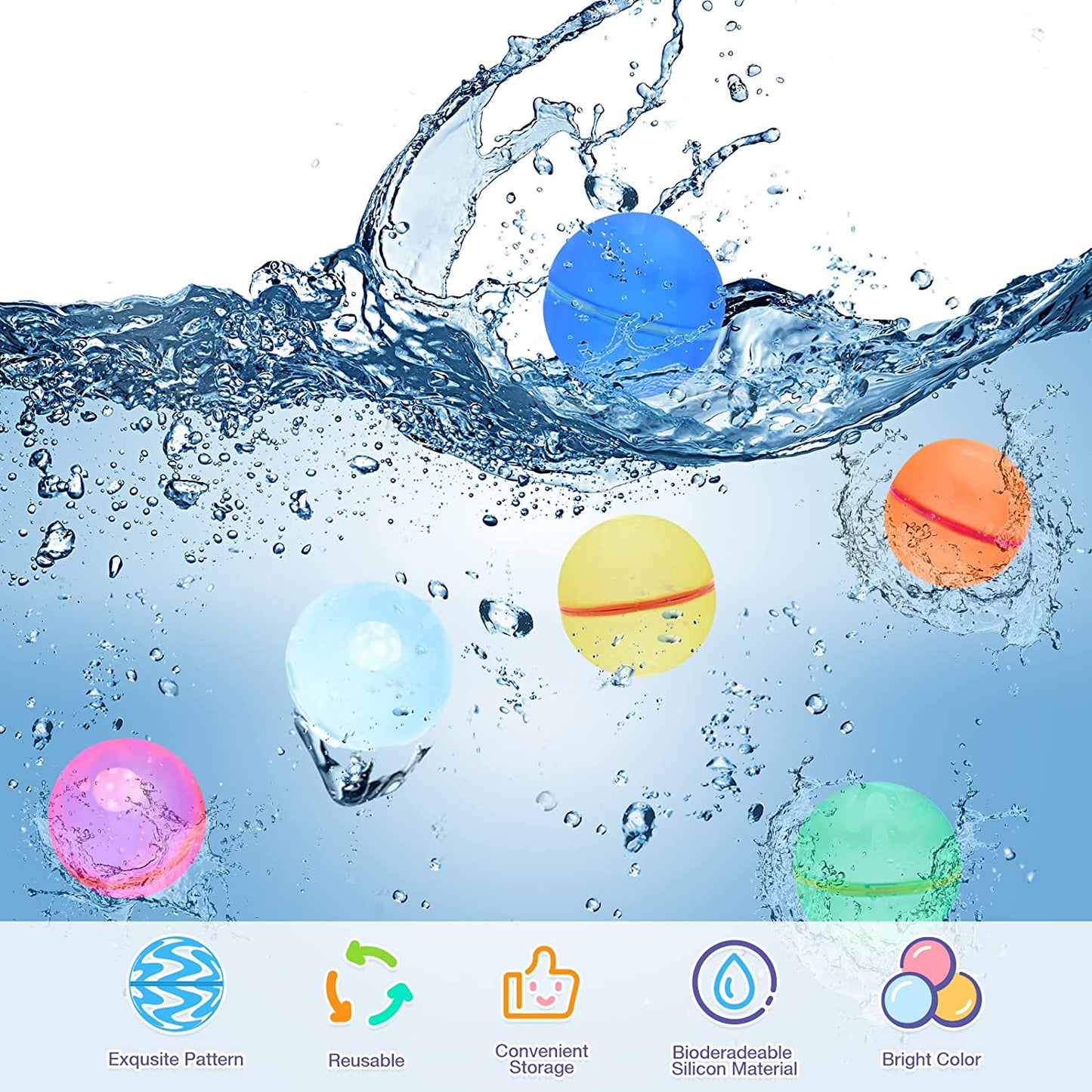 Reusable Water Balloons (12 pcs)